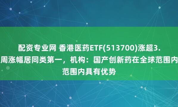 配资专业网 香港医药ETF(513700)涨超3.5%，近2周涨幅居同类第一，机构：国产创新药在全球范围内具有优势