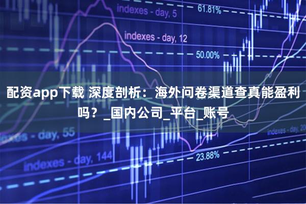 配资app下载 深度剖析：海外问卷渠道查真能盈利吗？_国内公司_平台_账号